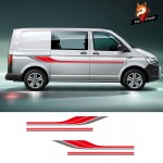 Universal Vinyl Decals Motorhome Stripes Camper Van Graphics Stickers For Mercedes Vito Ford Transit Renault Kang